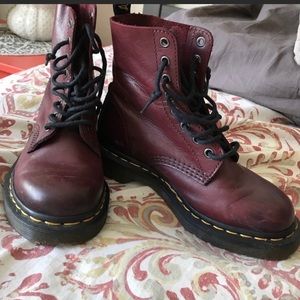 Dr. Martens Pascal Red Boots